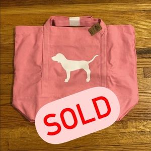 PINK Canvas Tote Bag